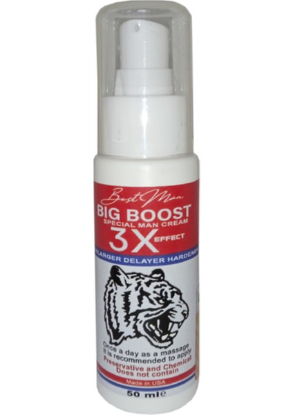Bigboost For Men Erkeklere Ozel Boyutlandırıcı Krem x 1 Adet