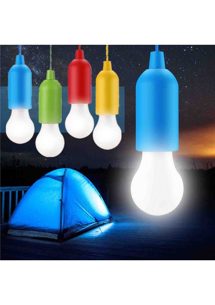 Kamp Karavan Çadır Renkli Pille Çalışan Çek Yak Ampül Işıldak Lamba fırsatları