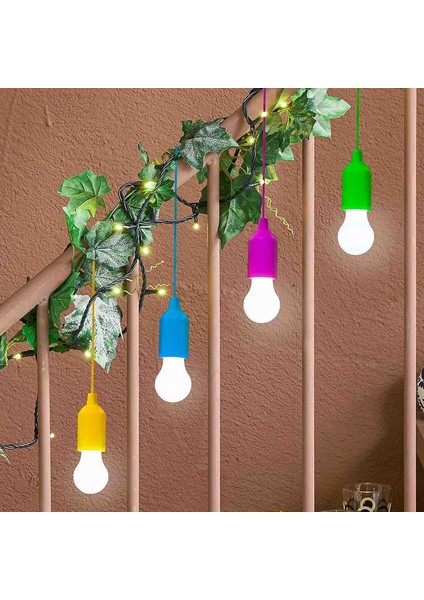 Kamp Karavan Çadır Renkli Pille Çalışan Çek Yak Ampül Işıldak Lamba indirimleri