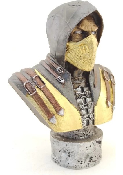 Polyester Scorpion Büst Küçük Boy