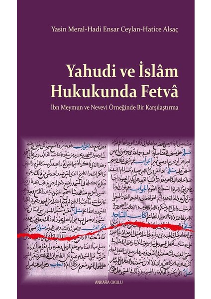 Yahudi ve Islam Hukukunda Fetva