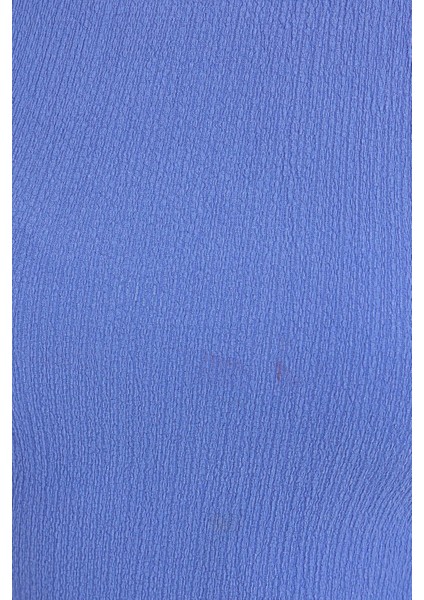 Kadın BDART Nakışlı Dokulu Yuvarlak Yakalı Bluz Blue indirimleri