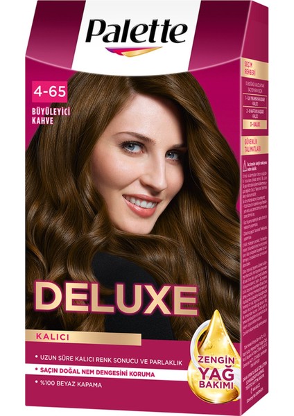 Deluxe Saç Boyası 4-65 Büyüleyici Kahve 115 ml