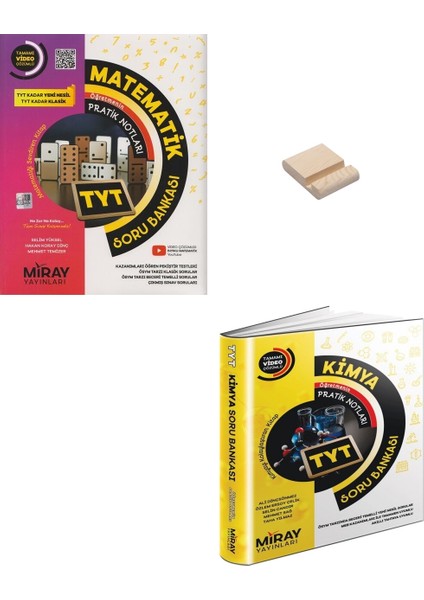 Miray Tyt Matematik ve Kimya Soru Bankası + Telefon Standı