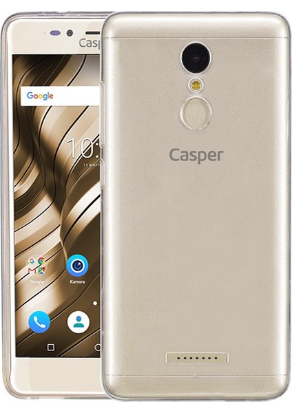 ESLIFETECH26AKSESUAR Casper Via M3 Uyumlu Yumuşak Silikon Kılıf-Şeffaf fiyatları