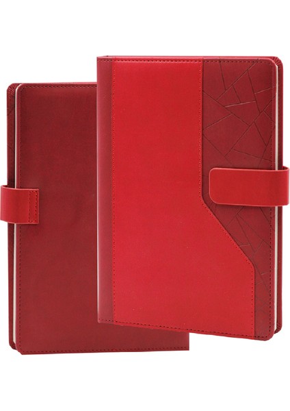 Kırmızı Ivory Ajanda 17X24 336 Sayfa