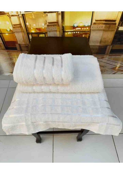 %100 Pamuklu 50×90 El Yüz ve 70×140 Banyo Havlu Seti