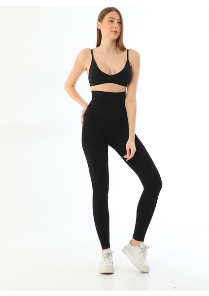 Siyah Mı 3904 Göğüs Altı Yüksek Bel Toparlayıcı Tayt indirimleri