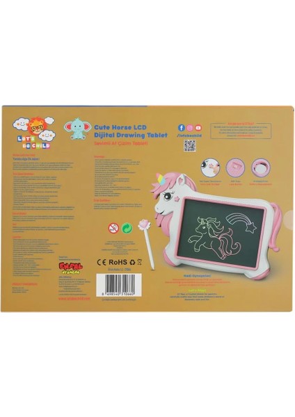 Bfs LC-31066 Sevimli At Çizim Tableti 10 Inç -Lets Be Child fiyatları