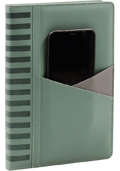 Yeşil Ivory Ajanda 17X24 336 Sayfa