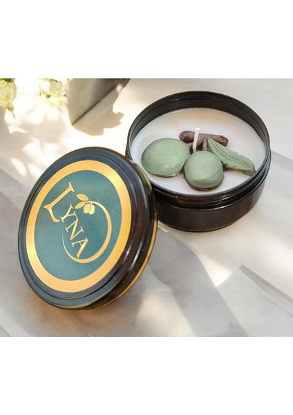 Set 5-4'lü Set (Kolonya-Mum-Sabun-Zeytinyağı)-->[50 ml Kolonya ve 500ML Teneke Zeytinyağı Ile] fırsatları