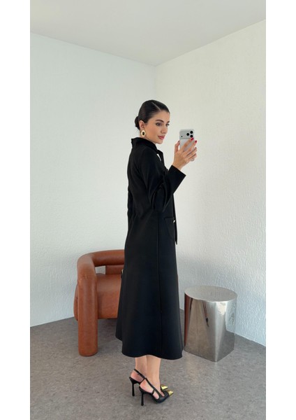 Fularlı Siyah Elbise fiyatları