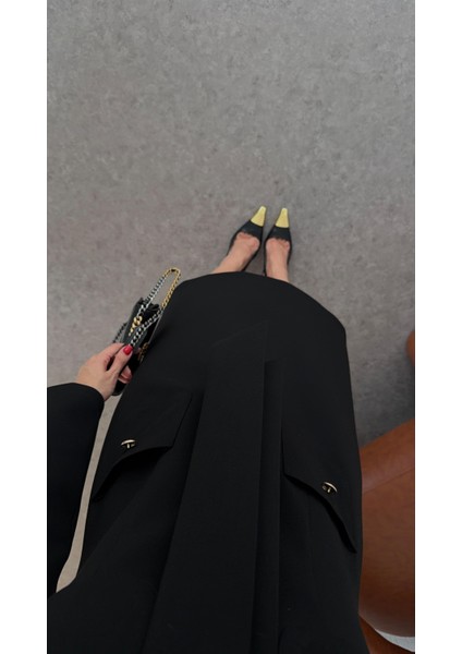 Fularlı Siyah Elbise fırsatları