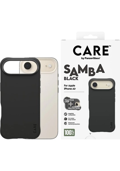 Panzerglass Care Apple iPhone 17 Air Fashionable Case Samba Magsafe Kılıf Siyah