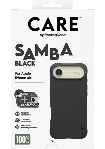 Panzerglass Care Apple iPhone 17 Air Fashionable Case Samba Magsafe Kılıf Siyah fırsatları