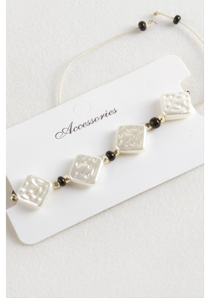 Baklava Boncuk Inci Makrome Ip Bileklik indirimleri