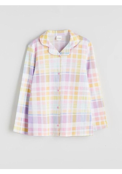 Gömlek Yaka Kız Çocuk Pijama Takımı (W5) indirimleri