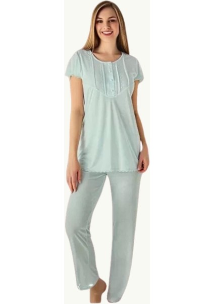 Limissi Kadın Pijama Takım 23404 Yeşil
