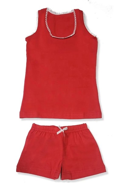 Kız Çocuk Kalın Askılı Atlet Takım 2542