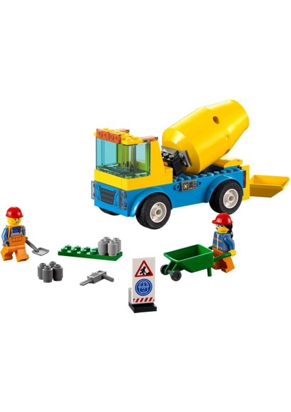 Bfs Nessiworld 60325 LEGO City - Beton Mikseri 85 Parça +4 Yaş modelleri