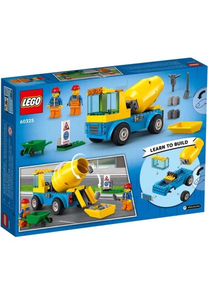 Bfs Nessiworld 60325 LEGO City - Beton Mikseri 85 Parça +4 Yaş indirimleri
