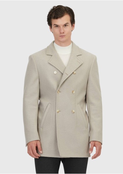 Vizon Regular Fit Kruvaze Yaka Casual Dokuma Kaban