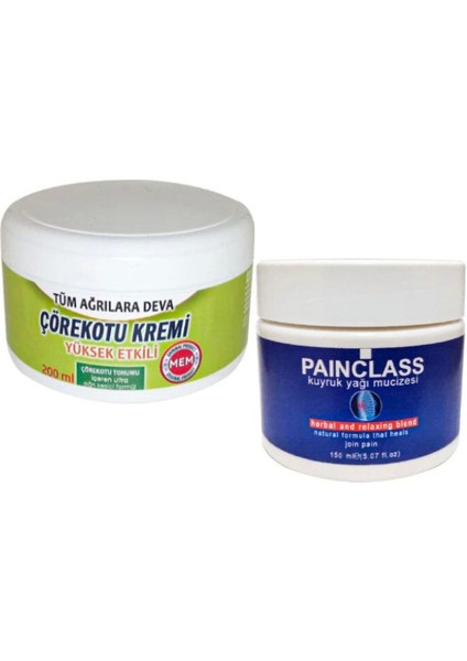 Çörek Otu Kremi Xl Boy 200 ml +150 ml Kuyruk Yağı Kremi Painclass