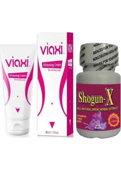 Censan Viaxi Özel Bölge Beyazlatıcı Krem - Set