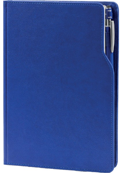 Lacivert Elegant Termo Deri Ajanda - 17X24 Cm, 336 Sayfa