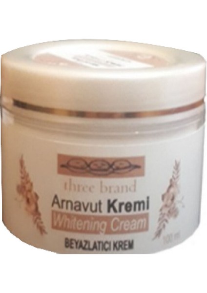 Three Brand Whitens Cream Arnavut Kremi 100ML Cilt Tonu Beyazlatıcı Renk Açıcı