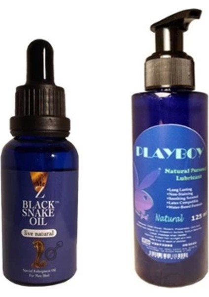 Black Snake Erkekler Için For Men Playboy Natural Personal Lubricant 125 ml