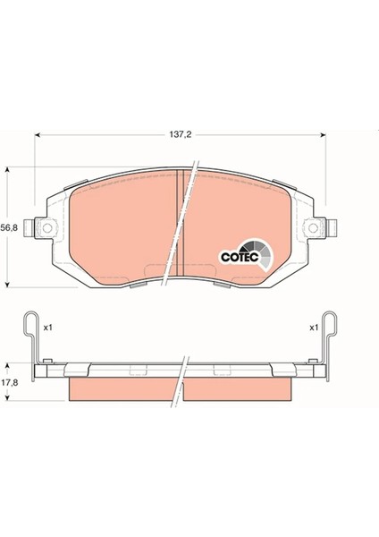 ÖN BALATA SUBARU FORESTER 2.0.2.0S 2.0D 2.5 2002-2009 IMPREZA 2.0 2000 2.0D 2.0R 2008 OUTBACK LEGACY 26296SA010 26296FE080 WVA23865