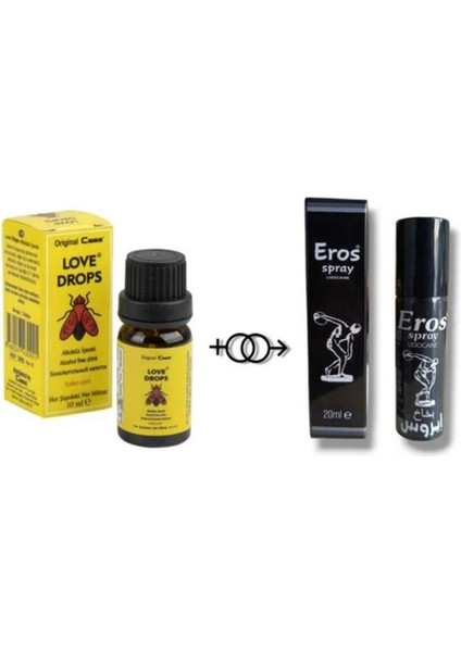 Love Drops Kadınlara Özel Damla + Eros Sprey