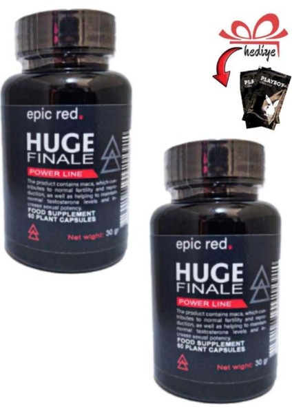 Huge Final Erkekler Için Destekleyici 60'lı x 2 Ad+Kayganlaştırıcı Jelle