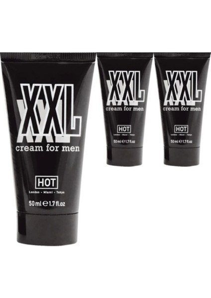Hotxxl Erkeğe Özel 3 Adet 50 ml Şekillendirici Krem