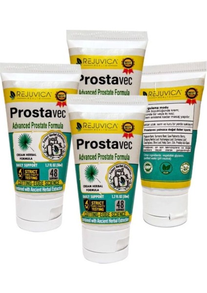 Prostavec Erkeklere Özel Krem 50 ml x 4 Adet