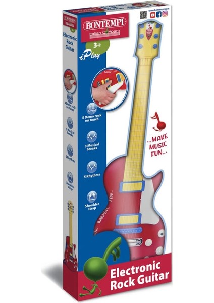 Bfs Elektronik Tuşlu ve Telli Askılı Kırmızı Gitar fiyatları