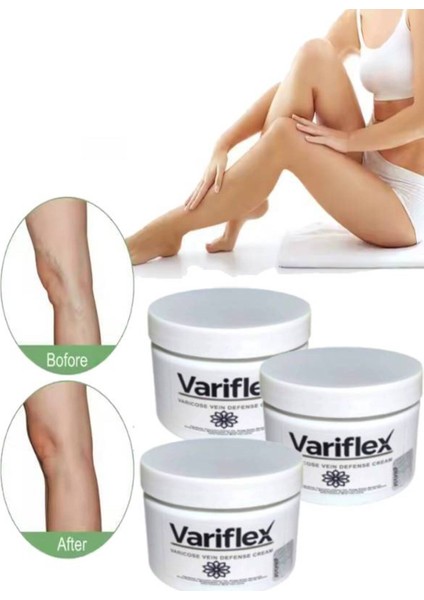 Variflex Kadınlar Için Varicosel-Selulıt Bakım Creami 150 ml x 3 Adet