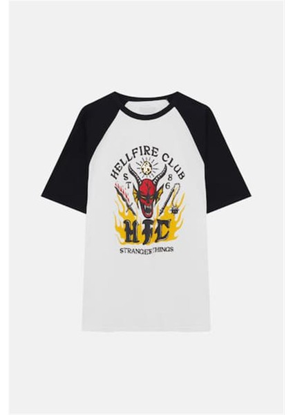 Stranger Things Hellfire Club Unisex Oversize T-Shirt fiyatları