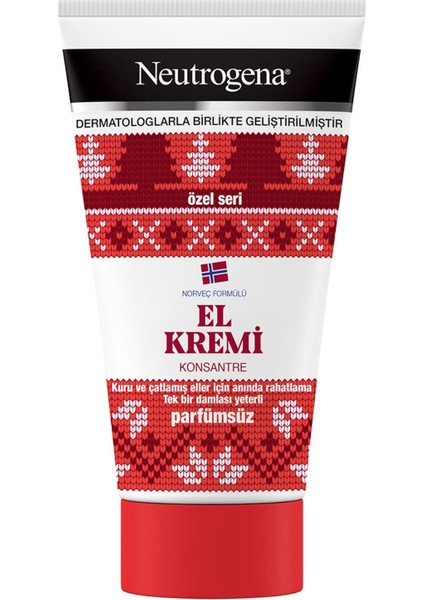 Konsantre El Kremi Parfümsüz 75 ml