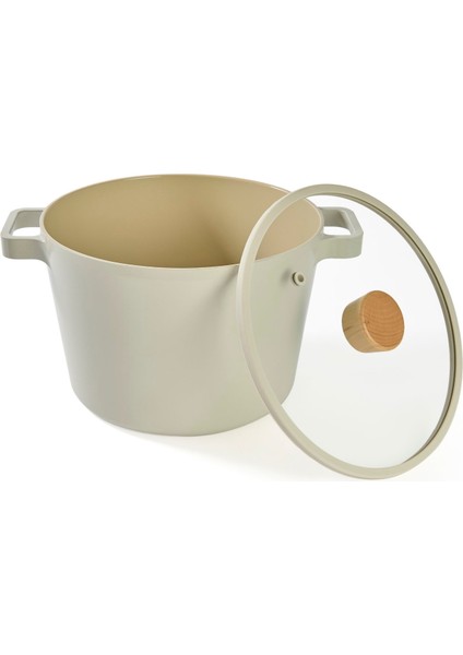 Fika 7 Parça Tencere ve Tava Seti - Bej modelleri