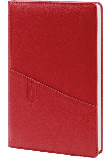 Kırmızı Termo Deri 17X24 cm 336 Sayfa 70 Gr.