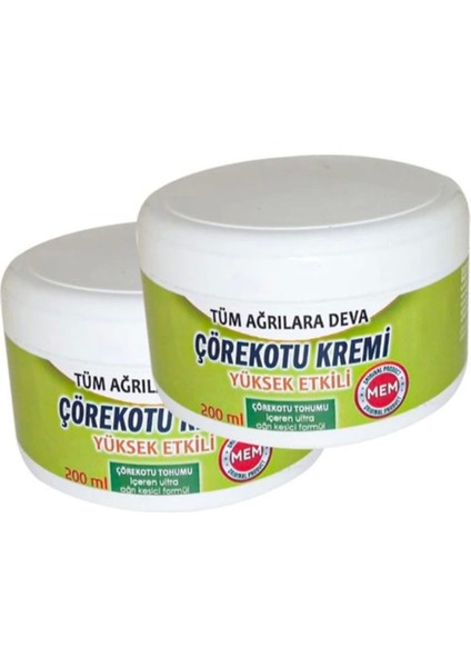 Mem Çörek Otu Kremi Green Box 200 ml Ölçeğinde x 2 Adet