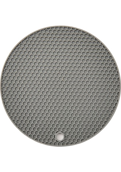 Silikon Yuvarlak Nihale - Gri - 17,5 cm