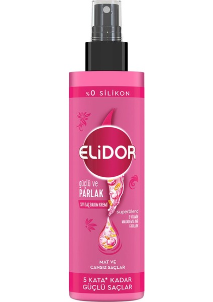 Sıvı Saç Bakım Kremi Güçlü ve Parlak 200 ml