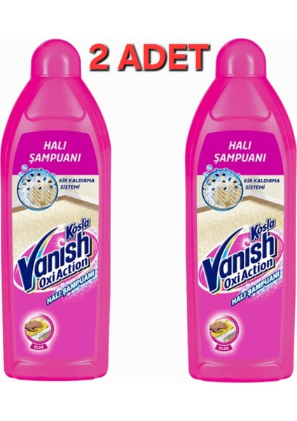 2 Adet Vanishh Cosla Halı Şampuanı Oxi Action 850MLX2