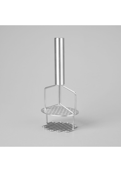 2 Katlı Patates Ezici - Gri - 34 cm