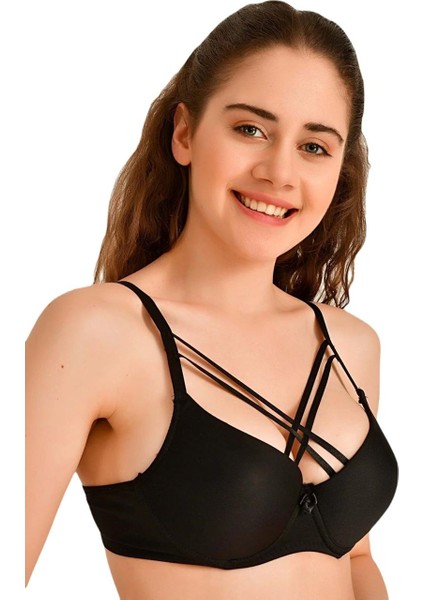 Kadın Çapraz Ipli Balenli Dolgulu / Destekli Sütyen fırsatları