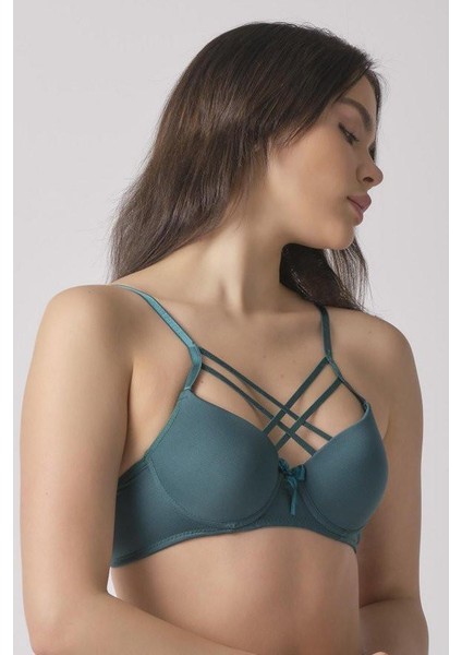 Kadın Çapraz Ipli Balenli Dolgulu / Destekli Sütyen modelleri