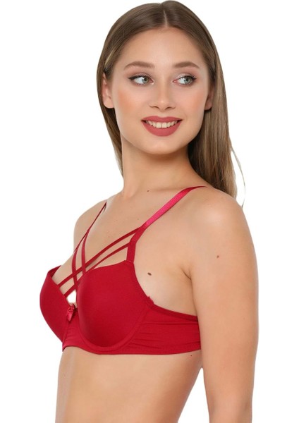 Kadın Çapraz Ipli Balenli Dolgulu / Destekli Sütyen fiyatları